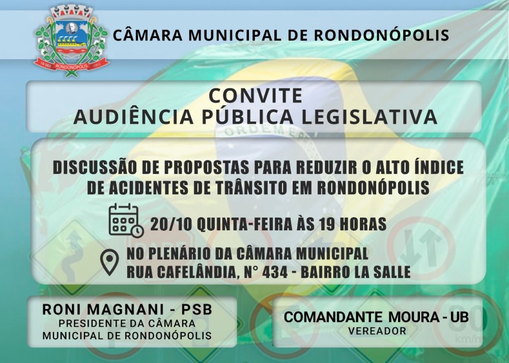 À CÂMARA MUNICIPAL DE VEREADORES APROVOU O REQUERIMENTO DE AUDIÊNCIA PÚBLICA  DE AUTORIA DO VER• COMANDANTE MOURA - UB