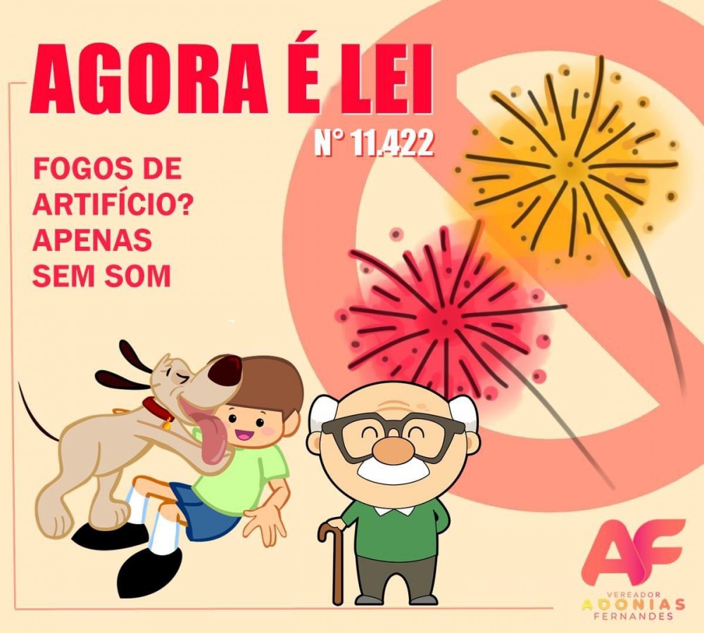 Lei proíbe uso de fogos de artifício barulhentos em Rondonópolis