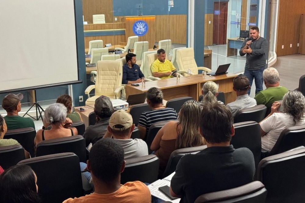 Vereador Anderson Bananeiro articula reunião entre Incra, Banco do Brasil e pequenos produtores rurais da agricultura familiar